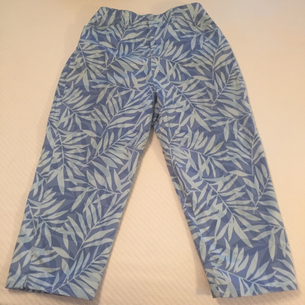 Gloria Vanderbilt Tropical Print Pants